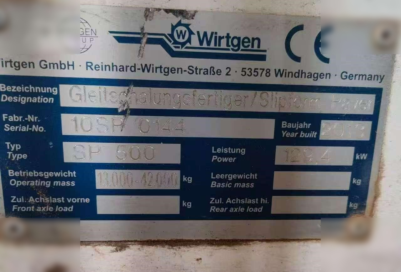 2013 WIRTGEN SP500 - Betooniseadmed: pilt 2 2013 WIRTGEN SP500 - Betooniseadmed: pilt 2