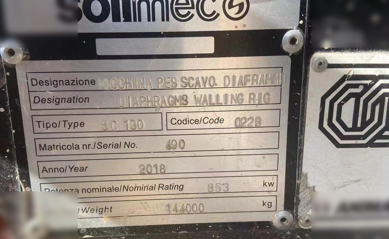 2018 SOILMEC SC130HD TIGER - Puurimisplatvorm: pilt 4 2018 SOILMEC SC130HD TIGER - Puurimisplatvorm: pilt 4