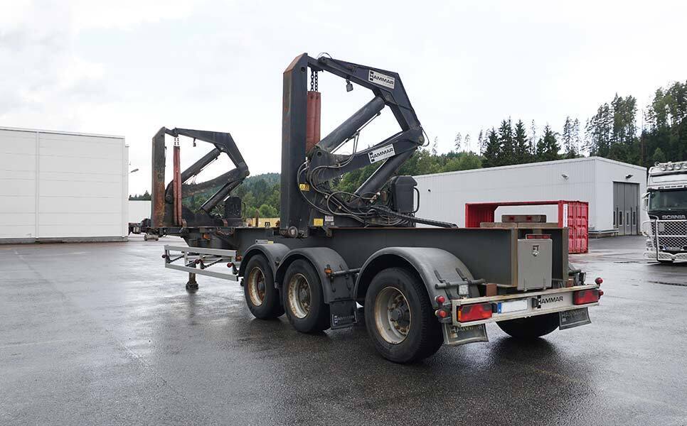 Hammar 160 HS, Sideloader, 33 tonnes SWL (20'-40') - Konteinerveduk/ Tõstukiga poolhaagis: pilt 1 Hammar 160 HS, Sideloader, 33 tonnes SWL (20'-40') - Konteinerveduk/ Tõstukiga poolhaagis: pilt 1