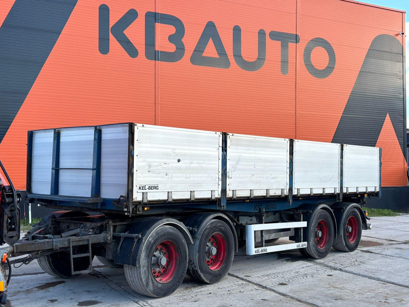 KEL-BERG D32B4 BPW AXLES / EXTENDABLE DRAWBAR / BOX L=7605 mm - Platvormhaagis/ Madelhaagis: pilt 1 KEL-BERG D32B4 BPW AXLES / EXTENDABLE DRAWBAR / BOX L=7605 mm - Platvormhaagis/ Madelhaagis: pilt 1