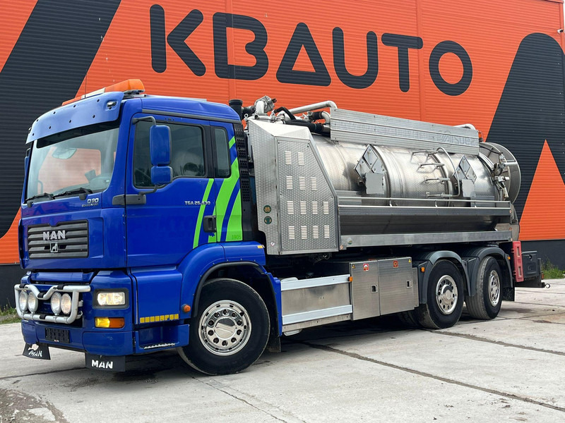 MAN TGA 26.430 6x2*4 TANK 13700 l / VACUUM MORO PM200R - 2283 hours / PRESSURE Pratissoli KF38 - 40 l/min - 150 bar - Vaakumveok: pilt 1 MAN TGA 26.430 6x2*4 TANK 13700 l / VACUUM MORO PM200R - 2283 hours / PRESSURE Pratissoli KF38 - 40 l/min - 150 bar - Vaakumveok: pilt 1