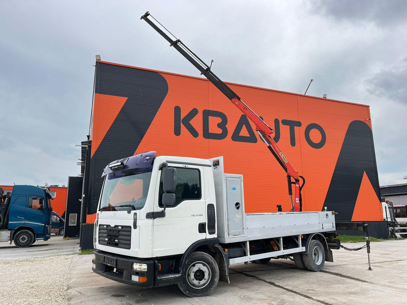 MAN TGL 8.180 4x2 PK4200 YEAR 2013 / PLATFORM L=3710 mm - Madelveok/ Platvormveok, Kraanaga veoauto: pilt 1 MAN TGL 8.180 4x2 PK4200 YEAR 2013 / PLATFORM L=3710 mm - Madelveok/ Platvormveok, Kraanaga veoauto: pilt 1