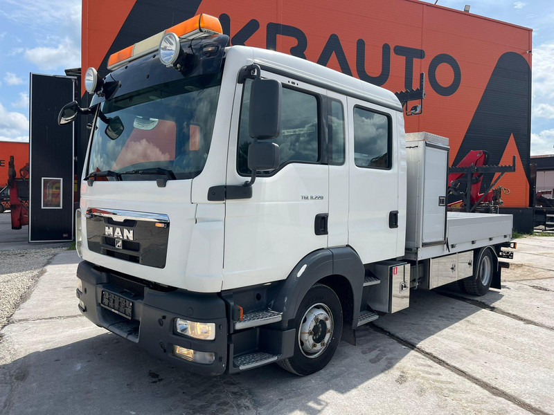 MAN TGL 8.220 4x2 HMF 270 K2 / WINCH / PLATFORM L=2779 mm - Madelveok/ Platvormveok, Kraanaga veoauto: pilt 2 MAN TGL 8.220 4x2 HMF 270 K2 / WINCH / PLATFORM L=2779 mm - Madelveok/ Platvormveok, Kraanaga veoauto: pilt 2