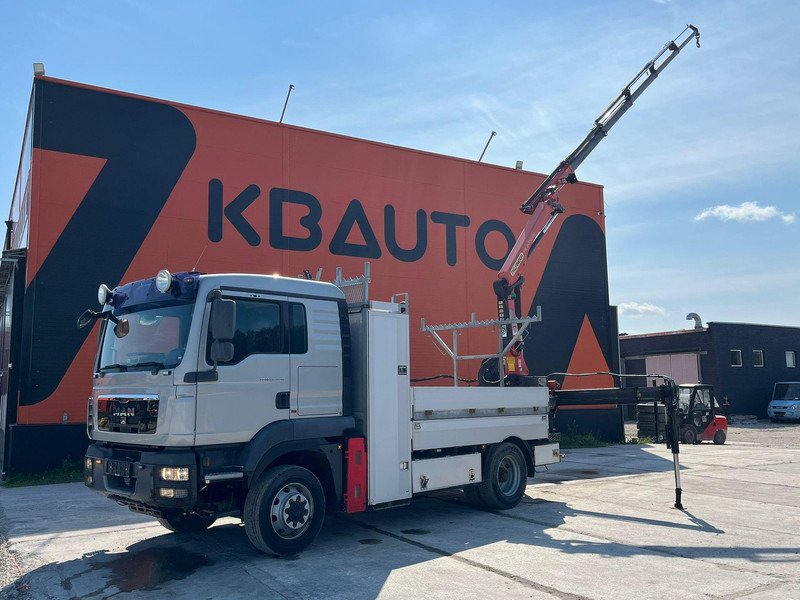 MAN TGM 13.290 4x4 PK9002 / PLATFORM L=3212 mm - Madelveok/ Platvormveok, Kraanaga veoauto: pilt 1 MAN TGM 13.290 4x4 PK9002 / PLATFORM L=3212 mm - Madelveok/ Platvormveok, Kraanaga veoauto: pilt 1