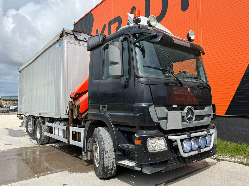 Mercedes-Benz Actros 2536 6x2*4 PK18002 / BOX L=6965 mm - Madelveok/ Platvormveok, Kraanaga veoauto: pilt 3 Mercedes-Benz Actros 2536 6x2*4 PK18002 / BOX L=6965 mm - Madelveok/ Platvormveok, Kraanaga veoauto: pilt 3