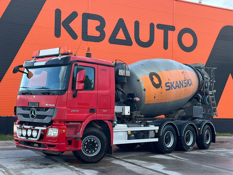 Mercedes-Benz Actros 2646 8x4*4 MSM 9 m3 / MSM 9M - Autobetoonisegisti: pilt 1 Mercedes-Benz Actros 2646 8x4*4 MSM 9 m3 / MSM 9M - Autobetoonisegisti: pilt 1