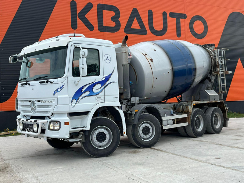 Mercedes-Benz Actros 3241 8x4 MSM 9M 10m3 / FULL STEEL / HUB REDUCTION / CHUTE - Autobetoonisegisti: pilt 1 Mercedes-Benz Actros 3241 8x4 MSM 9M 10m3 / FULL STEEL / HUB REDUCTION / CHUTE - Autobetoonisegisti: pilt 1