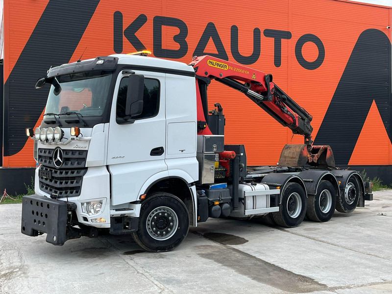 Mercedes-Benz Arocs 3242 8x4 PK22002 / RETARDER / SNOW PLOW EQUIPMENT / GRAPPLE - Konkstõstukiga veoauto, Kraanaga veoauto: pilt 2 Mercedes-Benz Arocs 3242 8x4 PK22002 / RETARDER / SNOW PLOW EQUIPMENT / GRAPPLE - Konkstõstukiga veoauto, Kraanaga veoauto: pilt 2