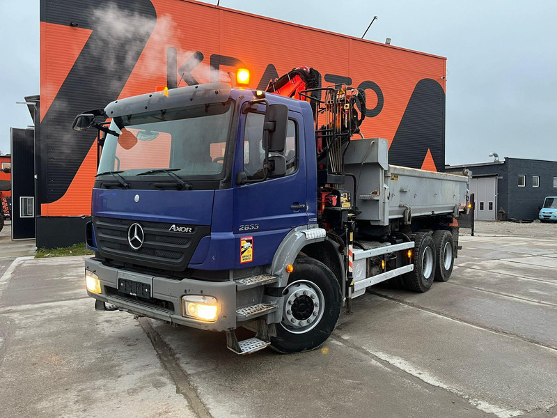 Mercedes-Benz Axor 2633 6x4 FASSI F110AK22 / BOX L=5040 mm - Kallurauto, Kraanaga veoauto: pilt 2 Mercedes-Benz Axor 2633 6x4 FASSI F110AK22 / BOX L=5040 mm - Kallurauto, Kraanaga veoauto: pilt 2