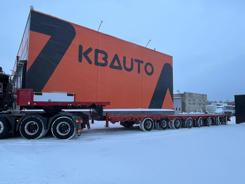 Nooteboom MCO-92VV 8 AXLES - 5 STEERED / HYRDAULIC SUSPENSION - Madal platvormpoolhaagis: pilt 1 Nooteboom MCO-92VV 8 AXLES - 5 STEERED / HYRDAULIC SUSPENSION - Madal platvormpoolhaagis: pilt 1