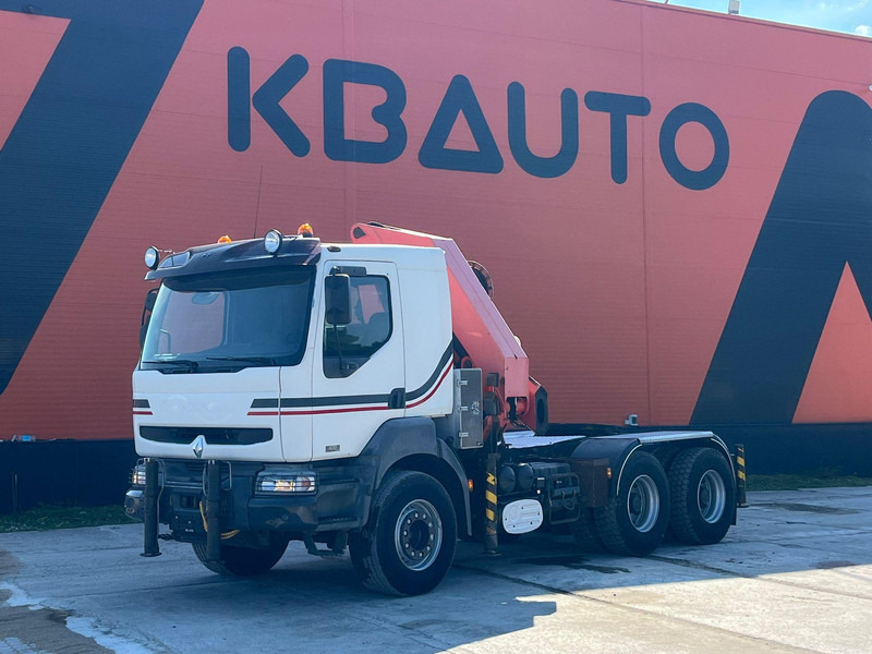 Renault 420 DCI 6x4 FULL STEEL / PK32080 - Madelveok/ Platvormveok, Kraanaga veoauto: pilt 2 Renault 420 DCI 6x4 FULL STEEL / PK32080 - Madelveok/ Platvormveok, Kraanaga veoauto: pilt 2