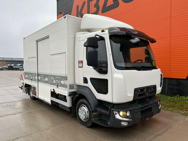 Renault D12 4x2 WORKSHOP ON WHEELS / FASSI M30A.13 / BOX L=4459 mm - Kasti veoauto: pilt 3 Renault D12 4x2 WORKSHOP ON WHEELS / FASSI M30A.13 / BOX L=4459 mm - Kasti veoauto: pilt 3