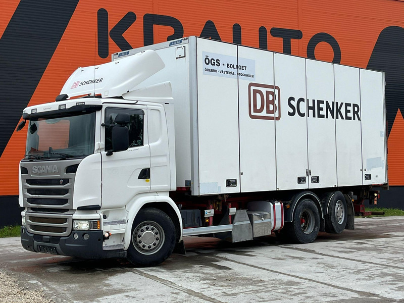 Scania G 450 6x2*4 RETARDER / BOX L=7360 mm - Kasti veoauto: pilt 1 Scania G 450 6x2*4 RETARDER / BOX L=7360 mm - Kasti veoauto: pilt 1