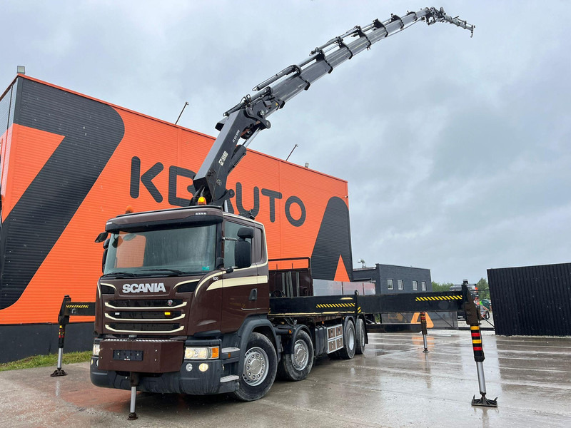 Scania G 450 8x2*6 HIAB 622E-8 + JIB / PLATFORM L=6715 mm - Madelveok/ Platvormveok, Kraanaga veoauto: pilt 1 Scania G 450 8x2*6 HIAB 622E-8 + JIB / PLATFORM L=6715 mm - Madelveok/ Platvormveok, Kraanaga veoauto: pilt 1