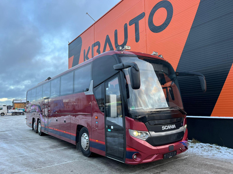Scania K 450 6x2*4 Interlink 57 SEATS / AC / AUXILIARY HEATING / WC - Kaugsõidu buss: pilt 1 Scania K 450 6x2*4 Interlink 57 SEATS / AC / AUXILIARY HEATING / WC - Kaugsõidu buss: pilt 1