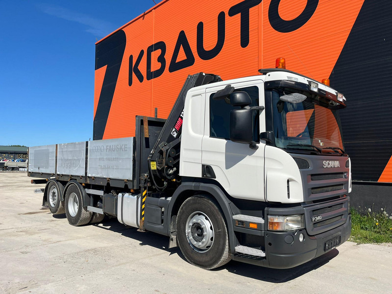 Scania P 340 6x2 HIAB 135-4 / PLATFORM L=6171 mm - Madelveok/ Platvormveok, Kraanaga veoauto: pilt 4 Scania P 340 6x2 HIAB 135-4 / PLATFORM L=6171 mm - Madelveok/ Platvormveok, Kraanaga veoauto: pilt 4