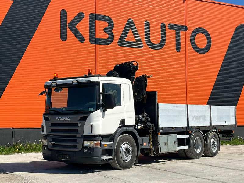 Scania P 340 6x2 HIAB 135-4 / PLATFORM L=6171 mm - Madelveok/ Platvormveok, Kraanaga veoauto: pilt 2 Scania P 340 6x2 HIAB 135-4 / PLATFORM L=6171 mm - Madelveok/ Platvormveok, Kraanaga veoauto: pilt 2