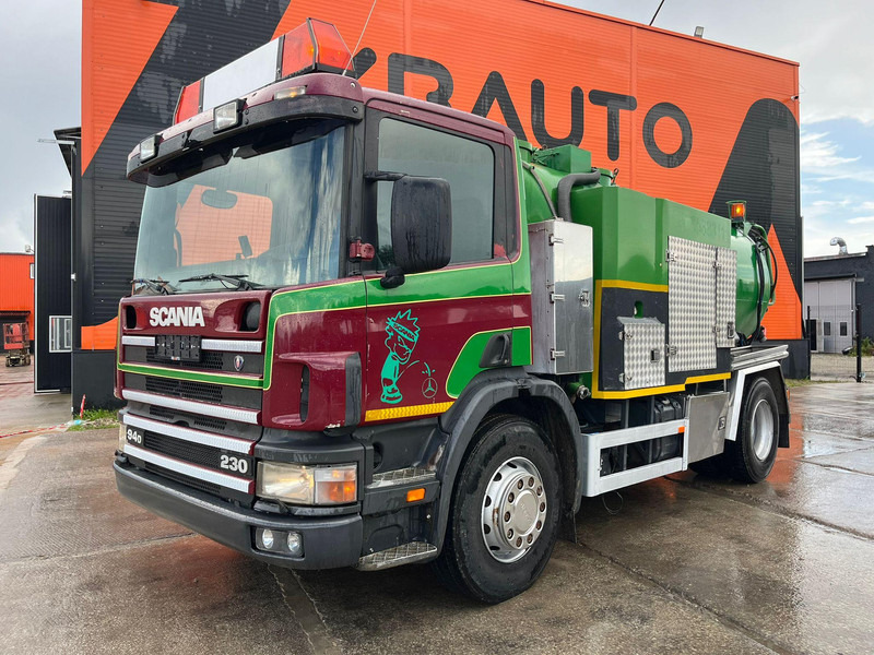 Scania P 94 4x2 TANK 9000 I + 1200 l / VACUUM Jurop PR150 / PRESSURE Pratissoli 150 bar / 102 l/min - Vaakumveok: pilt 2 Scania P 94 4x2 TANK 9000 I + 1200 l / VACUUM Jurop PR150 / PRESSURE Pratissoli 150 bar / 102 l/min - Vaakumveok: pilt 2