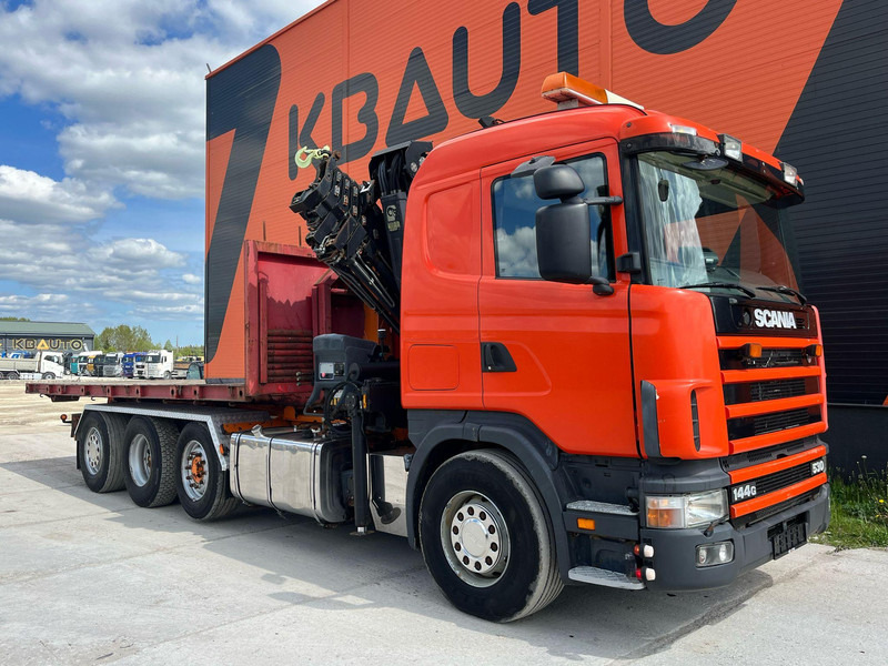 Scania R 144 8x2/4 HIAB 211EP-5 YEAR 2008 / HOOK LIFT L=5400 mm - Konkstõstukiga veoauto, Kraanaga veoauto: pilt 4 Scania R 144 8x2/4 HIAB 211EP-5 YEAR 2008 / HOOK LIFT L=5400 mm - Konkstõstukiga veoauto, Kraanaga veoauto: pilt 4