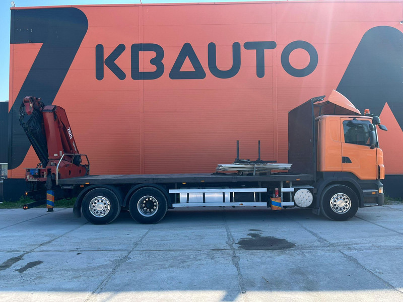 Scania R 340 6x2*4 HMF 2823-K6 + JIB / PLATFORM L=7293 mm - Madelveok/ Platvormveok, Kraanaga veoauto: pilt 5 Scania R 340 6x2*4 HMF 2823-K6 + JIB / PLATFORM L=7293 mm - Madelveok/ Platvormveok, Kraanaga veoauto: pilt 5