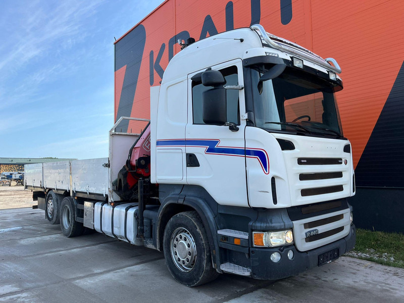 Scania R 440 6x2*4 FASSI F260XP / PLATFORM L=6760 mm - Madelveok/ Platvormveok, Kraanaga veoauto: pilt 4 Scania R 440 6x2*4 FASSI F260XP / PLATFORM L=6760 mm - Madelveok/ Platvormveok, Kraanaga veoauto: pilt 4