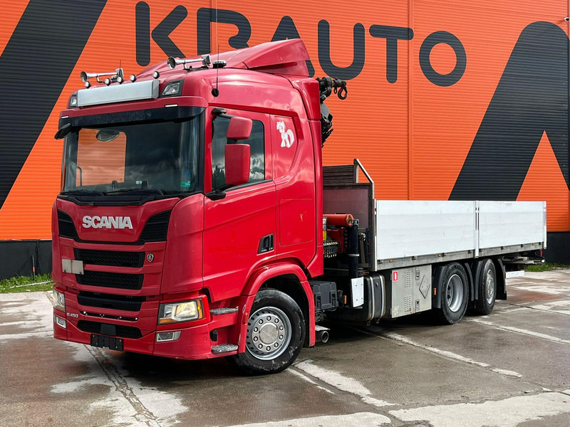 Scania R 450 6x2*4 PK 26002 / PLATFORM L=6482 mm - Madelveok/ Platvormveok, Kraanaga veoauto: pilt 2 Scania R 450 6x2*4 PK 26002 / PLATFORM L=6482 mm - Madelveok/ Platvormveok, Kraanaga veoauto: pilt 2