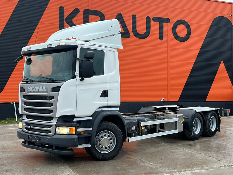 Scania R 450 6x4 CHASSIS L=8298 mm - Kabiinišassiiga veoauto: pilt 1 Scania R 450 6x4 CHASSIS L=8298 mm - Kabiinišassiiga veoauto: pilt 1