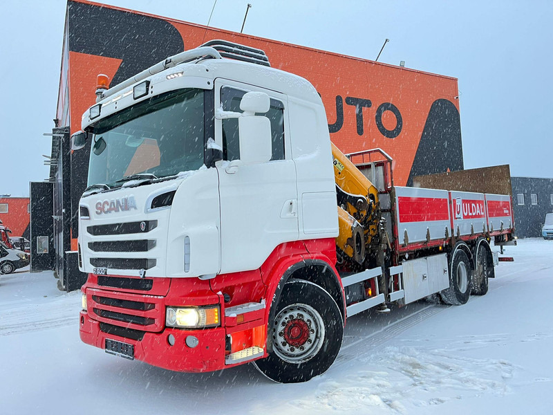 Scania R 500 6x2*4 EFFER 255/6S / PLATFORM L=6620 mm - Madelveok/ Platvormveok, Kraanaga veoauto: pilt 2 Scania R 500 6x2*4 EFFER 255/6S / PLATFORM L=6620 mm - Madelveok/ Platvormveok, Kraanaga veoauto: pilt 2