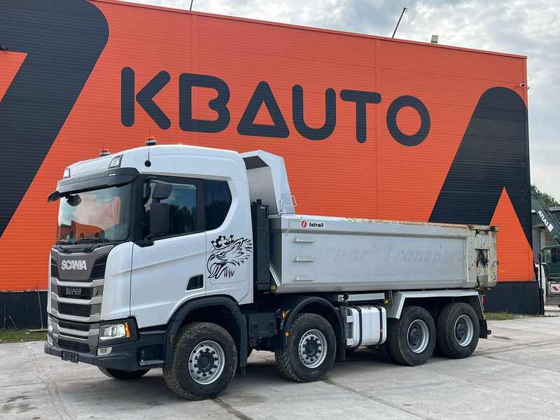 Scania R 500 8x4 RETARDER / FULL STEEL / BIG AXLE / BOX L=5598 mm - Kallurauto: pilt 1 Scania R 500 8x4 RETARDER / FULL STEEL / BIG AXLE / BOX L=5598 mm - Kallurauto: pilt 1