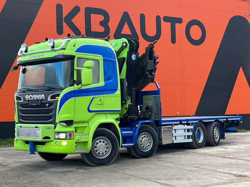 Scania R 520 8x2*6 EFFER 685/6S / WINCH / JIB CONNECTION / PLATFORM L=6423 mm - Madelveok/ Platvormveok, Kraanaga veoauto: pilt 2 Scania R 520 8x2*6 EFFER 685/6S / WINCH / JIB CONNECTION / PLATFORM L=6423 mm - Madelveok/ Platvormveok, Kraanaga veoauto: pilt 2