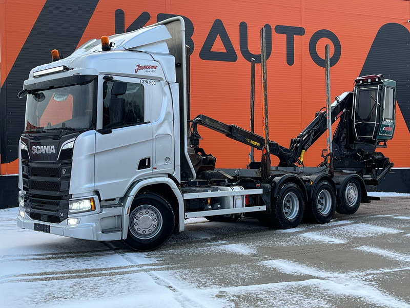 Scania R 520 8x4*4 RETARDER - Metsaveok, Kraanaga veoauto: pilt 2 Scania R 520 8x4*4 RETARDER - Metsaveok, Kraanaga veoauto: pilt 2