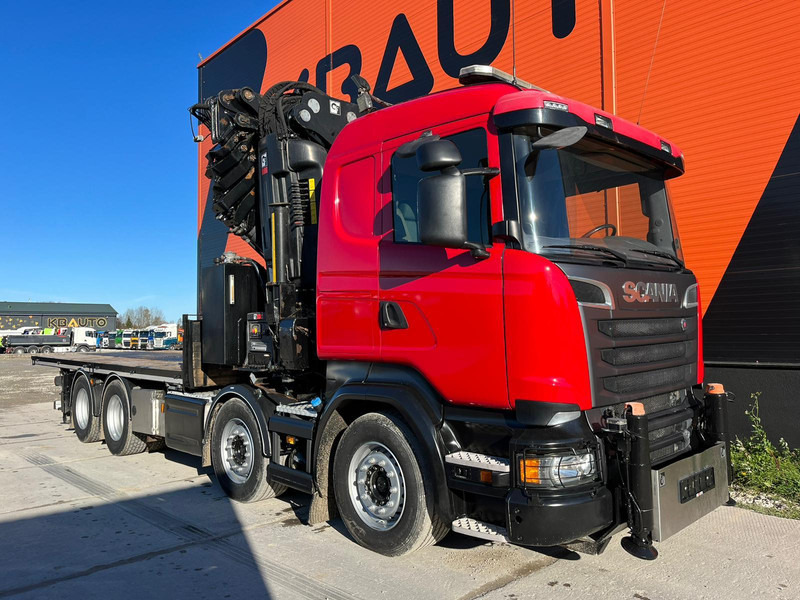 Scania R 520 8x4 COMBI / HIAB 1058E-8 + JIB / PLATFORM L=6269 mm - Madelveok/ Platvormveok, Kraanaga veoauto: pilt 4 Scania R 520 8x4 COMBI / HIAB 1058E-8 + JIB / PLATFORM L=6269 mm - Madelveok/ Platvormveok, Kraanaga veoauto: pilt 4