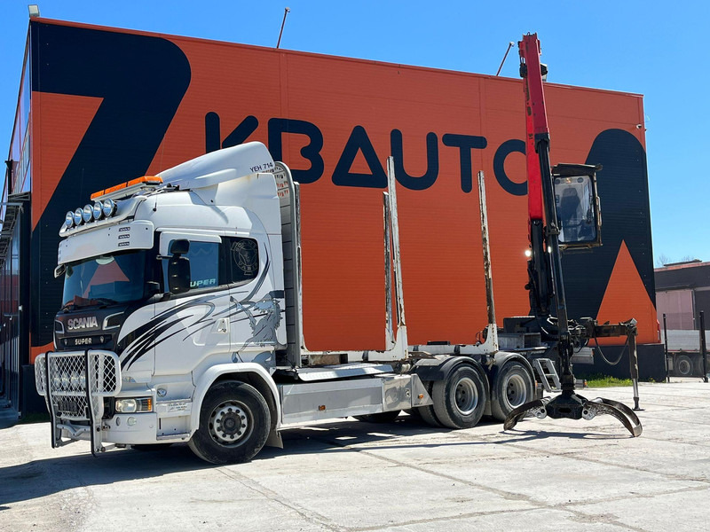 Scania R 580 6x4 EPSILON M12L97 / RETARDER - Metsaveok, Kraanaga veoauto: pilt 1 Scania R 580 6x4 EPSILON M12L97 / RETARDER - Metsaveok, Kraanaga veoauto: pilt 1