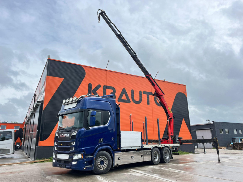 Scania R 650 6x4 PK24001 / PLATFORM L=6800 mm - Madelveok/ Platvormveok, Kraanaga veoauto: pilt 1 Scania R 650 6x4 PK24001 / PLATFORM L=6800 mm - Madelveok/ Platvormveok, Kraanaga veoauto: pilt 1