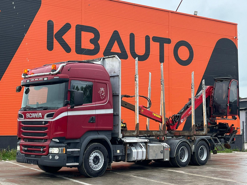 Scania R 730 6x4 RETARDER / BIG AXLES - Metsaveok, Kraanaga veoauto: pilt 2 Scania R 730 6x4 RETARDER / BIG AXLES - Metsaveok, Kraanaga veoauto: pilt 2