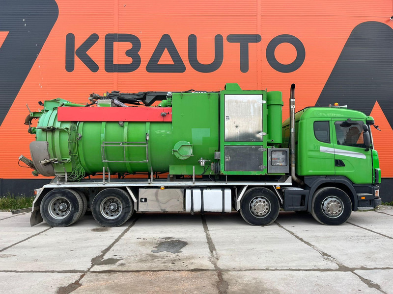 Scania R124 8x4 TANK 12000 l / VACUUM Disab P210/9 - 7800 m3/h / 1182 hours - Vaakumveok: pilt 4 Scania R124 8x4 TANK 12000 l / VACUUM Disab P210/9 - 7800 m3/h / 1182 hours - Vaakumveok: pilt 4