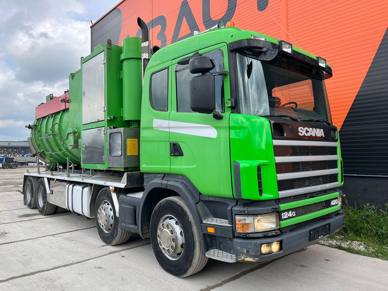 Scania R124 8x4 TANK 12000 l / VACUUM Disab P210/9 - 7800 m3/h / 1182 hours - Vaakumveok: pilt 3 Scania R124 8x4 TANK 12000 l / VACUUM Disab P210/9 - 7800 m3/h / 1182 hours - Vaakumveok: pilt 3