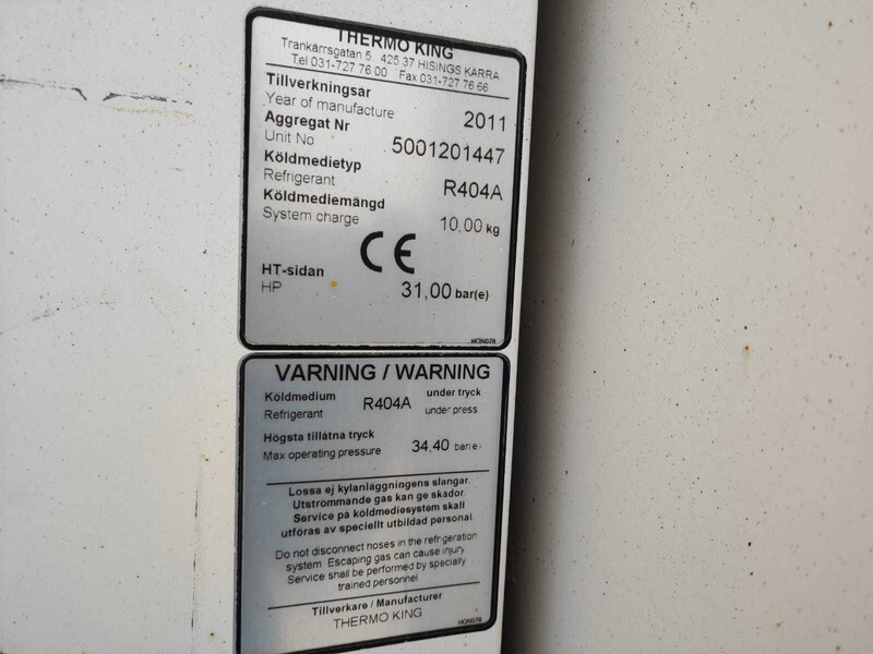 THERMO KING SLX SPECTRUM REFRIGERATION UNIT / KÜLMASEADE - Külmiku vahetuskorpus: pilt 4 THERMO KING SLX SPECTRUM REFRIGERATION UNIT / KÜLMASEADE - Külmiku vahetuskorpus: pilt 4