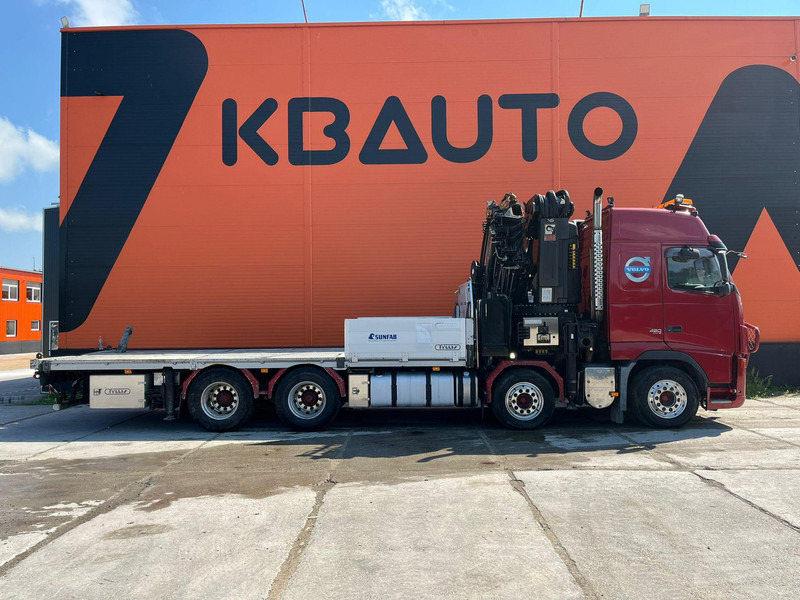Volvo FH 480 8x4 HIAB 1055E-8 / WINCH / PLATFORM L=6928 mm - Madelveok/ Platvormveok, Kraanaga veoauto: pilt 5 Volvo FH 480 8x4 HIAB 1055E-8 / WINCH / PLATFORM L=6928 mm - Madelveok/ Platvormveok, Kraanaga veoauto: pilt 5