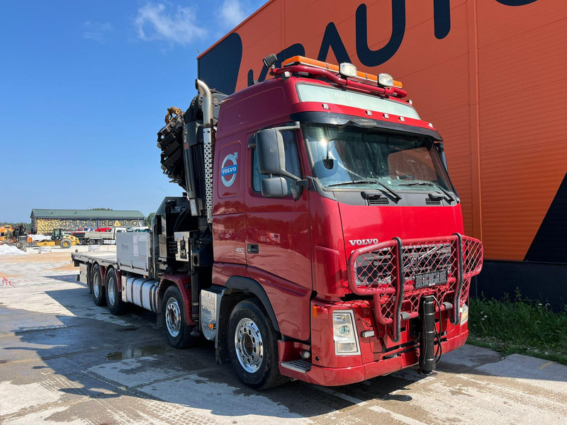 Volvo FH 480 8x4 HIAB 1055E-8 / WINCH / PLATFORM L=6928 mm - Madelveok/ Platvormveok, Kraanaga veoauto: pilt 4 Volvo FH 480 8x4 HIAB 1055E-8 / WINCH / PLATFORM L=6928 mm - Madelveok/ Platvormveok, Kraanaga veoauto: pilt 4