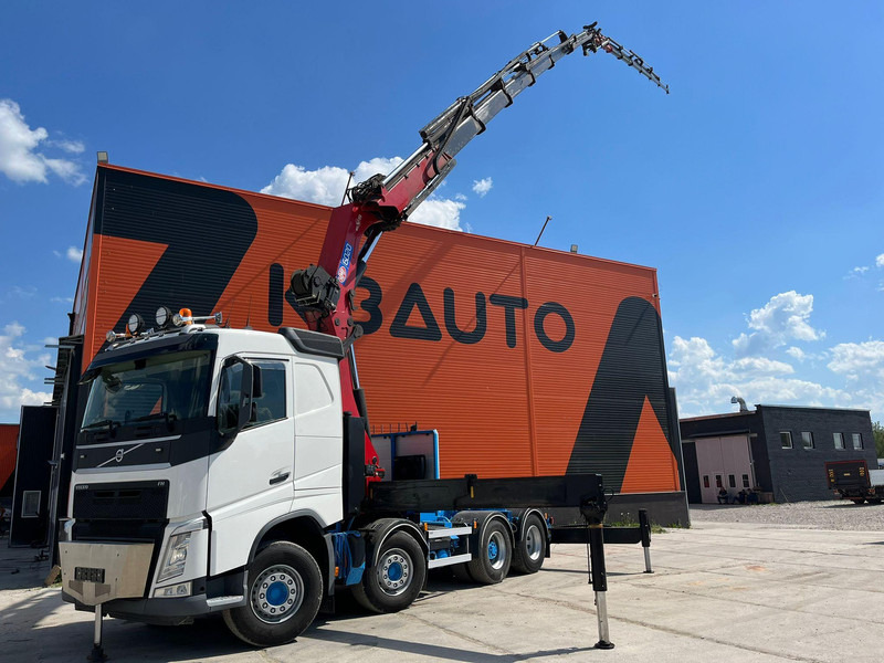 Volvo FH 500 8x2*4 HMF 6020 OK6 / JIB FJ1200 K6 / WINCH - Madelveok/ Platvormveok, Kraanaga veoauto: pilt 1 Volvo FH 500 8x2*4 HMF 6020 OK6 / JIB FJ1200 K6 / WINCH - Madelveok/ Platvormveok, Kraanaga veoauto: pilt 1