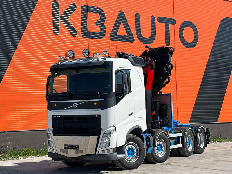 Volvo FH 500 8x2*4 HMF 6020 OK6 / JIB FJ1200 K6 / WINCH - Madelveok/ Platvormveok, Kraanaga veoauto: pilt 2 Volvo FH 500 8x2*4 HMF 6020 OK6 / JIB FJ1200 K6 / WINCH - Madelveok/ Platvormveok, Kraanaga veoauto: pilt 2