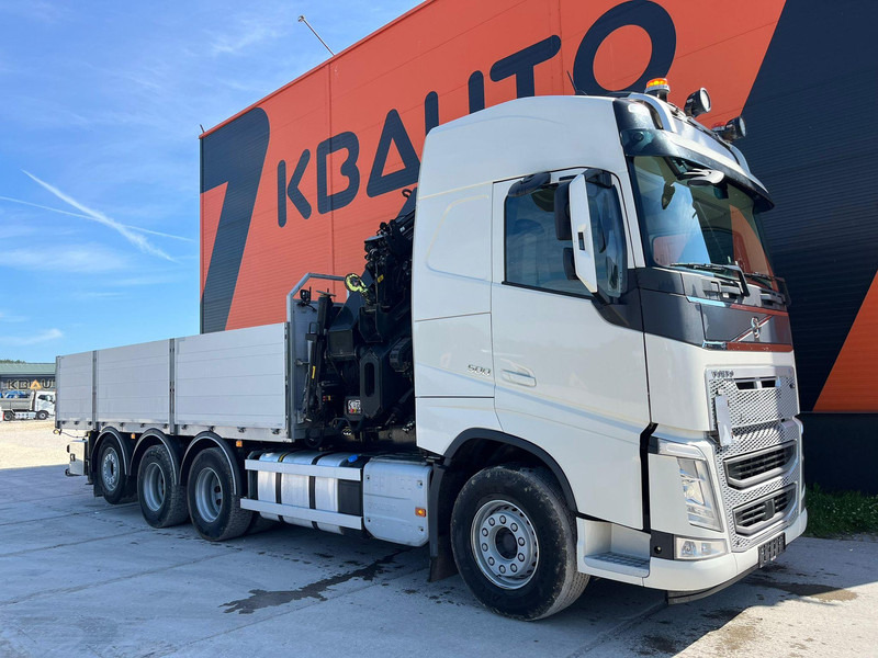 Volvo FH 500 8x4*4 HIAB 408E-6 + JIB / PLATFORM L=6434 mm - Madelveok/ Platvormveok, Kraanaga veoauto: pilt 4 Volvo FH 500 8x4*4 HIAB 408E-6 + JIB / PLATFORM L=6434 mm - Madelveok/ Platvormveok, Kraanaga veoauto: pilt 4
