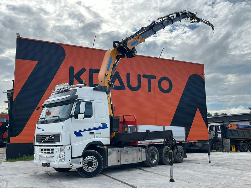 Volvo FH 540 8x4*4 EFFER 525/6S + JIB + WINCH / PLATFORM L=6216 mm - Madelveok/ Platvormveok, Kraanaga veoauto: pilt 1 Volvo FH 540 8x4*4 EFFER 525/6S + JIB + WINCH / PLATFORM L=6216 mm - Madelveok/ Platvormveok, Kraanaga veoauto: pilt 1