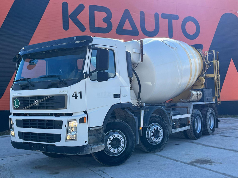 Volvo FM 12 420 8x4 INTERMIX IMF 10 m3 / FULL STEEL / ANALOG TACHOGAPH - Autobetoonisegisti: pilt 1 Volvo FM 12 420 8x4 INTERMIX IMF 10 m3 / FULL STEEL / ANALOG TACHOGAPH - Autobetoonisegisti: pilt 1
