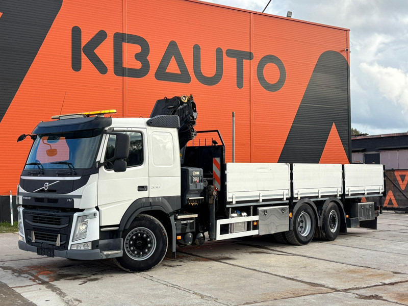 Volvo FM 330 6x2*4 HIAB X-HIPRO 192 E-5 / boom 15 m / 880 kg / PLATFORM L=7525 mm - Madelveok/ Platvormveok, Kraanaga veoauto: pilt 2 Volvo FM 330 6x2*4 HIAB X-HIPRO 192 E-5 / boom 15 m / 880 kg / PLATFORM L=7525 mm - Madelveok/ Platvormveok, Kraanaga veoauto: pilt 2