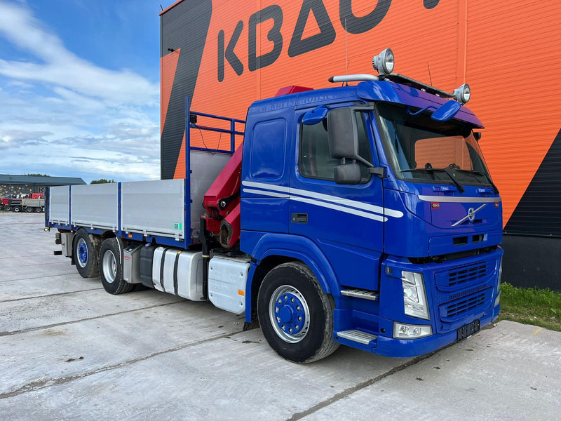 Volvo FM 450 6x4*4 HYDRODRIVE HMF 1820-K5 / 1267 PTO HOURS / PLATFORM L=6240-7240 mm EXTENDABLE - Madelveok/ Platvormveok, Kraanaga veoauto: pilt 4 Volvo FM 450 6x4*4 HYDRODRIVE HMF 1820-K5 / 1267 PTO HOURS / PLATFORM L=6240-7240 mm EXTENDABLE - Madelveok/ Platvormveok, Kraanaga veoauto: pilt 4