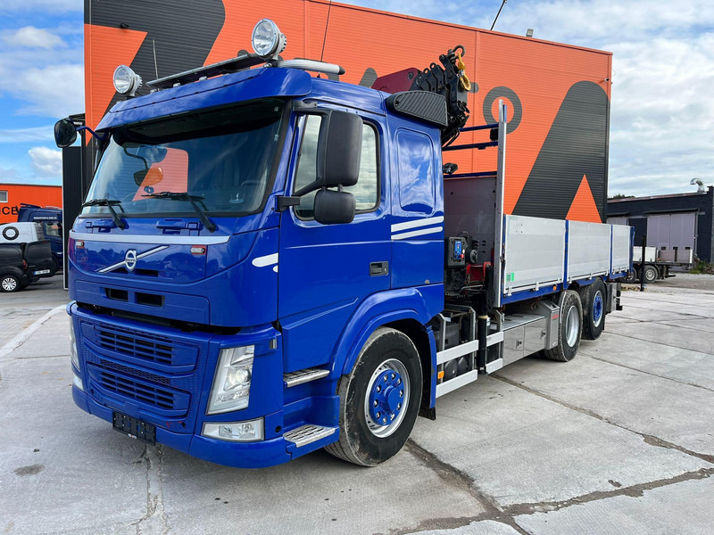 Volvo FM 450 6x4*4 HYDRODRIVE HMF 1820-K5 / 1267 PTO HOURS / PLATFORM L=6240-7240 mm EXTENDABLE - Madelveok/ Platvormveok, Kraanaga veoauto: pilt 2 Volvo FM 450 6x4*4 HYDRODRIVE HMF 1820-K5 / 1267 PTO HOURS / PLATFORM L=6240-7240 mm EXTENDABLE - Madelveok/ Platvormveok, Kraanaga veoauto: pilt 2