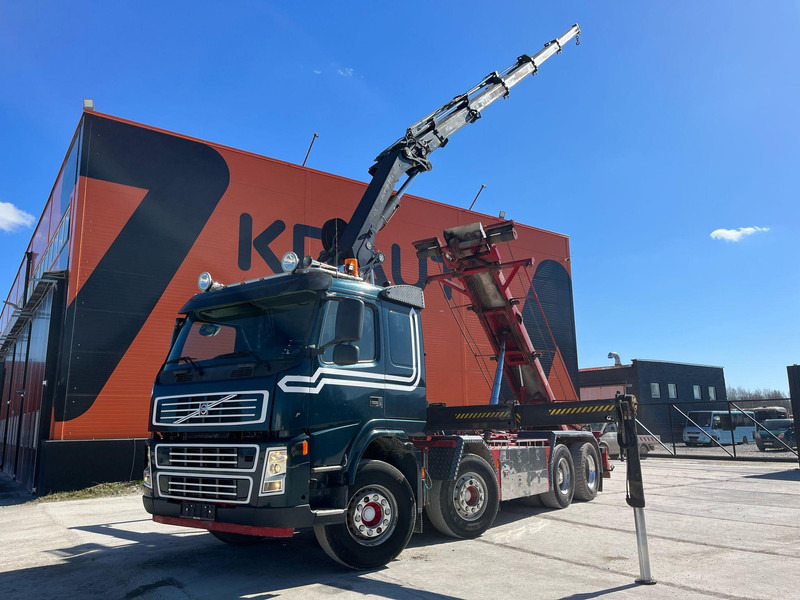 Volvo FM 480 8x2 HIAB 288 EP-5 HIPRO / WIRE LIFT L=5200 mm - Veoauto - kaablisüsteem, Kraanaga veoauto: pilt 1 Volvo FM 480 8x2 HIAB 288 EP-5 HIPRO / WIRE LIFT L=5200 mm - Veoauto - kaablisüsteem, Kraanaga veoauto: pilt 1