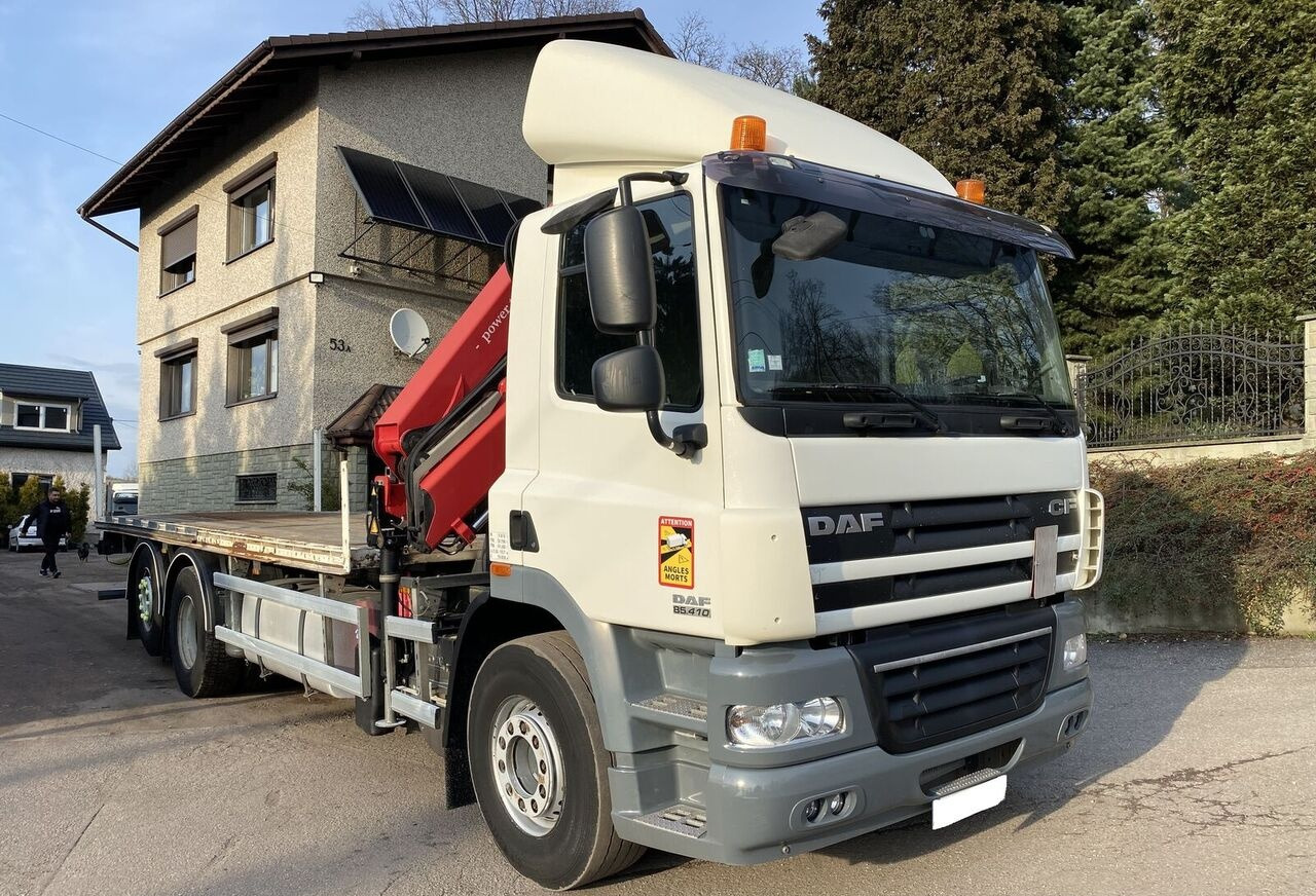 Madelveok/ Platvormveok, Kraanaga veoauto DAF CF 85 410: pilt 6